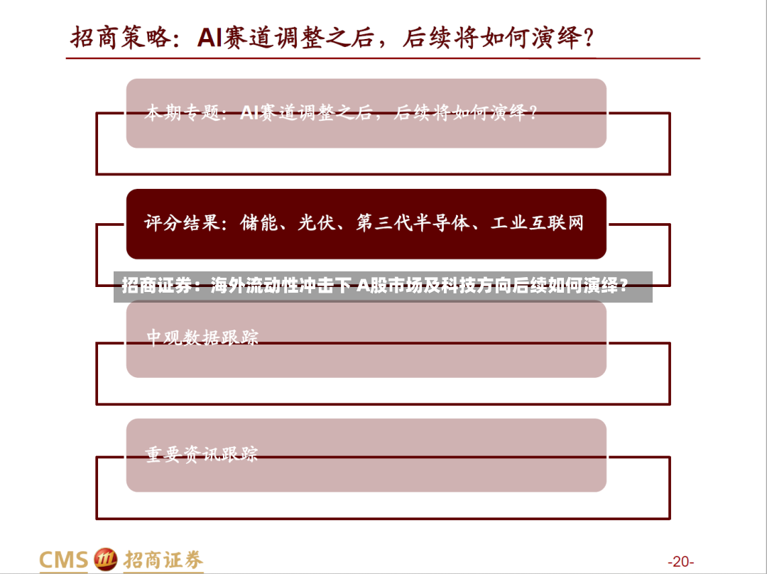 招商证券：海外流动性冲击下 A股市场及科技方向后续如何演绎？-第3张图片