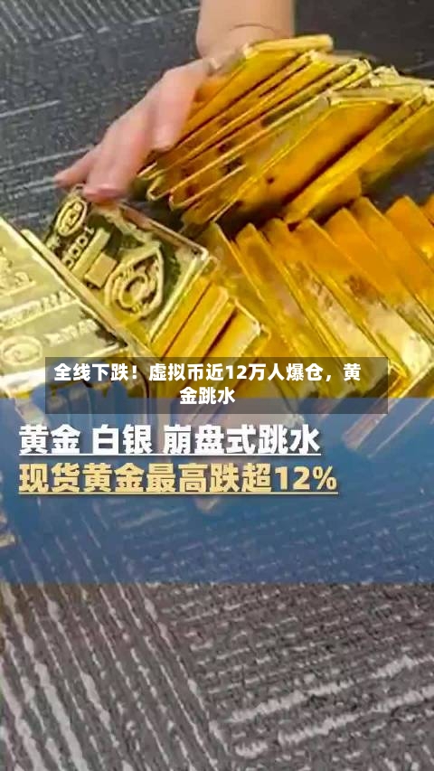 全线下跌！虚拟币近12万人爆仓，黄金跳水-第3张图片