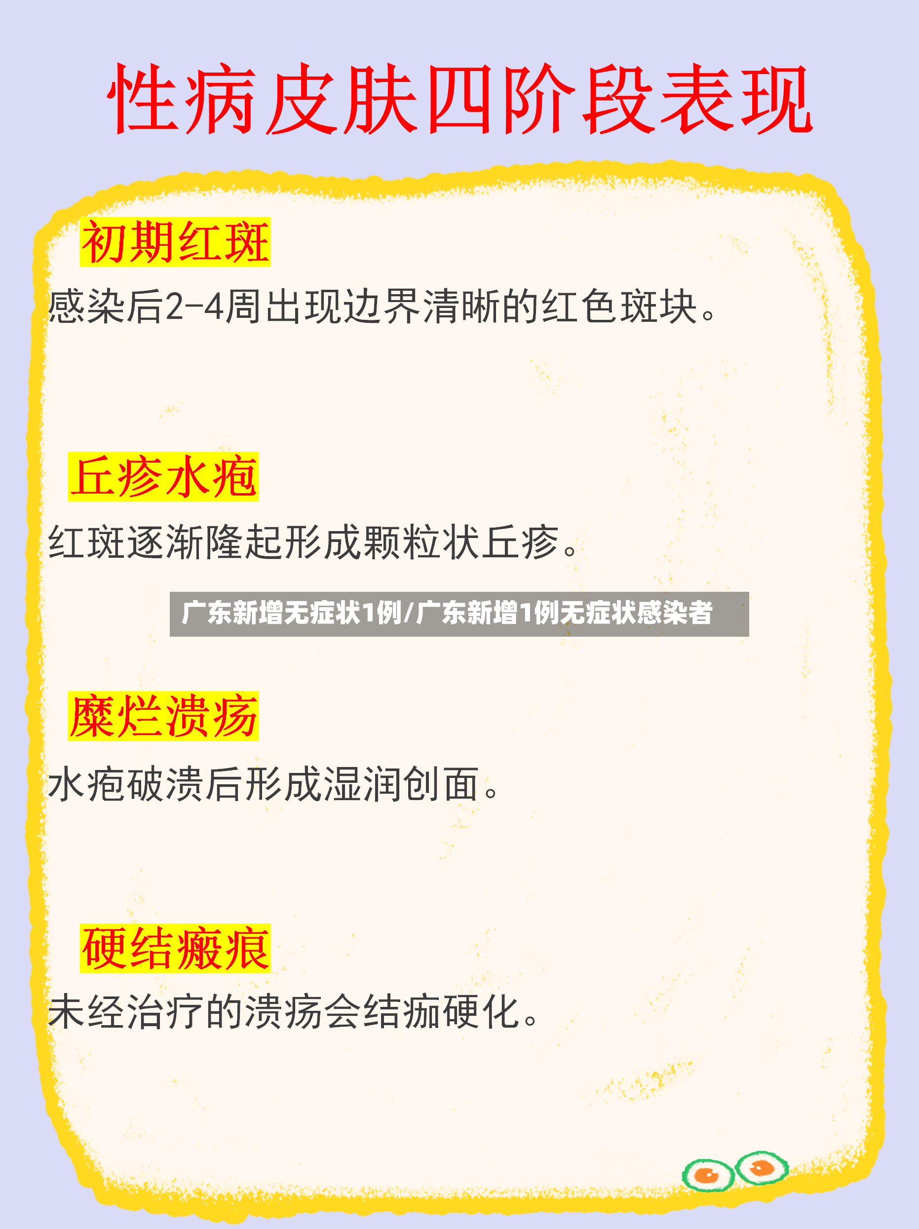 广东新增无症状1例/广东新增1例无症状感染者