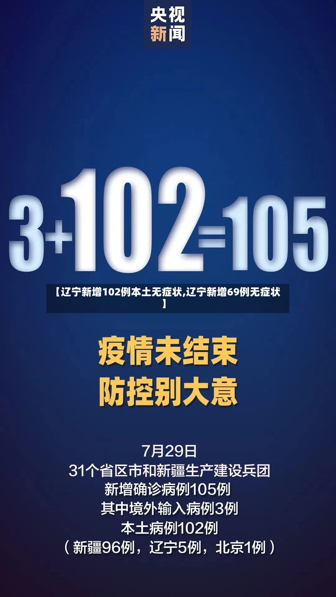 【辽宁新增102例本土无症状,辽宁新增69例无症状】-第3张图片