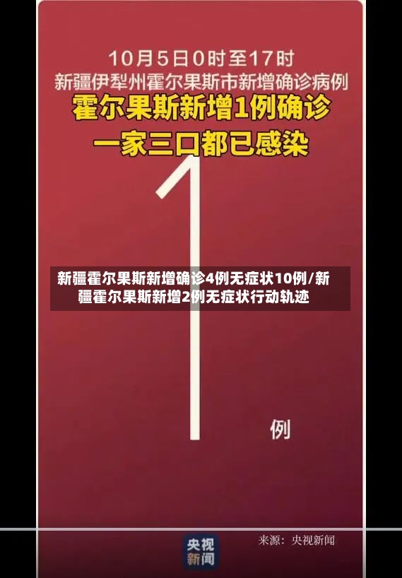 新疆霍尔果斯新增确诊4例无症状10例/新疆霍尔果斯新增2例无症状行动轨迹