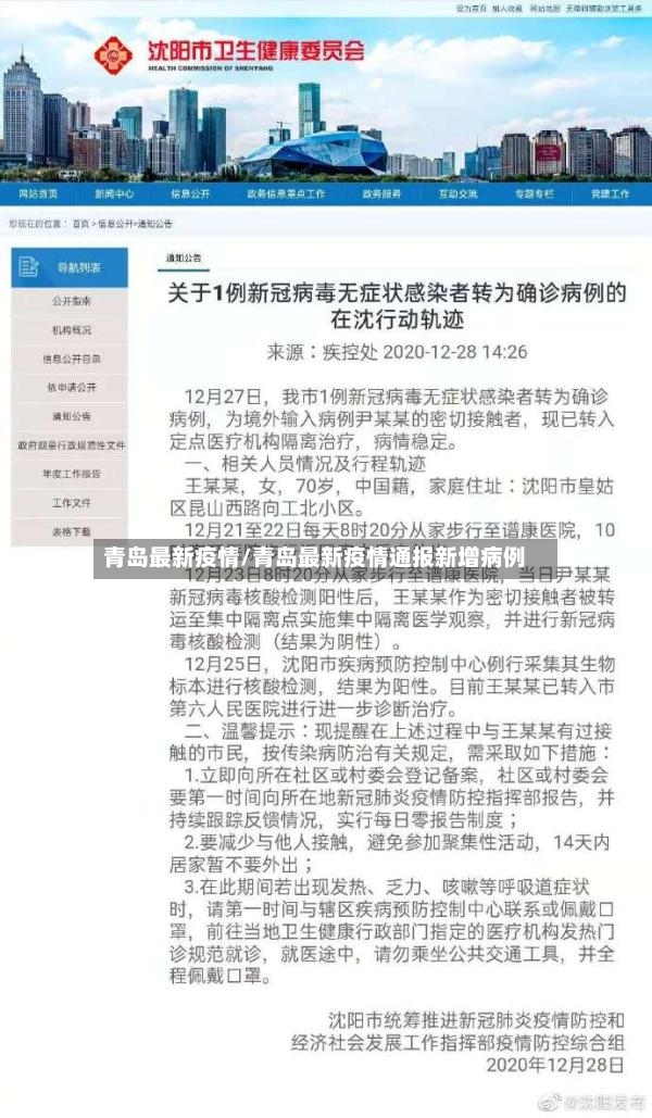 青岛最新疫情/青岛最新疫情通报新增病例-第2张图片