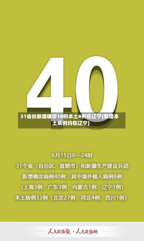 31省份新增确诊18例本土4例在辽宁(新增本土病例均在辽宁)-第2张图片