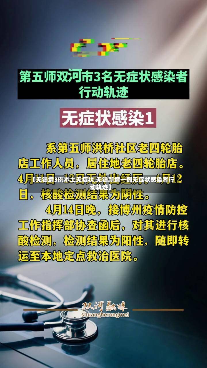 【无锡增3例本土无症状,无锡新增一例无症状感染者行动轨迹】