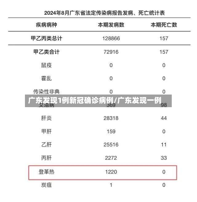 广东发现1例新冠确诊病例/广东发现一例