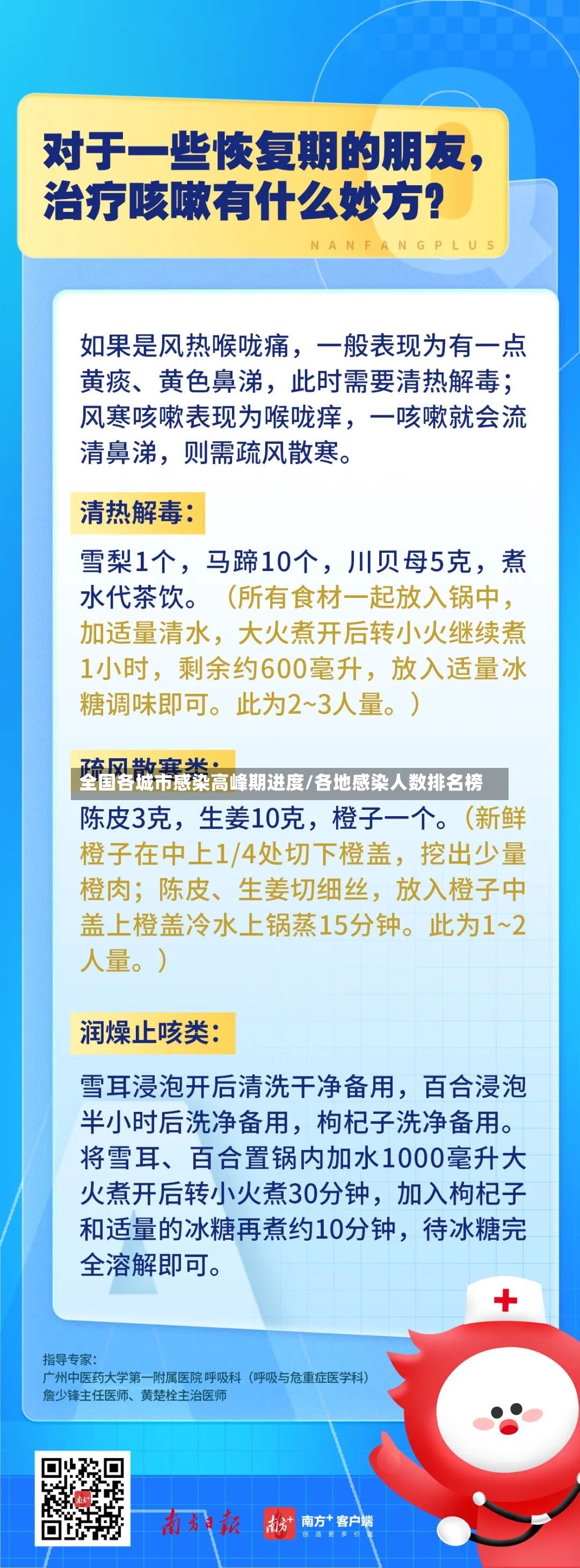 全国各城市感染高峰期进度/各地感染人数排名榜