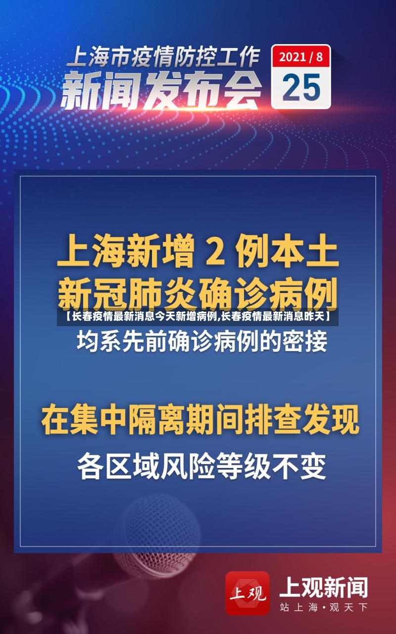 【长春疫情最新消息今天新增病例,长春疫情最新消息昨天】