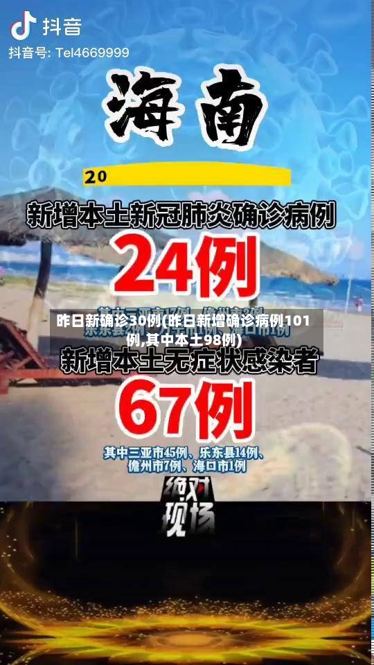 昨日新确诊30例(昨日新增确诊病例101例,其中本土98例)-第2张图片