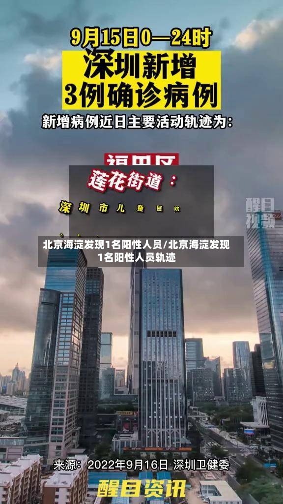 北京海淀发现1名阳性人员/北京海淀发现1名阳性人员轨迹-第2张图片