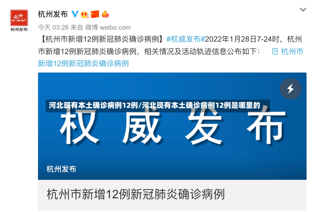 河北现有本土确诊病例12例/河北现有本土确诊病例12例是哪里的-第3张图片