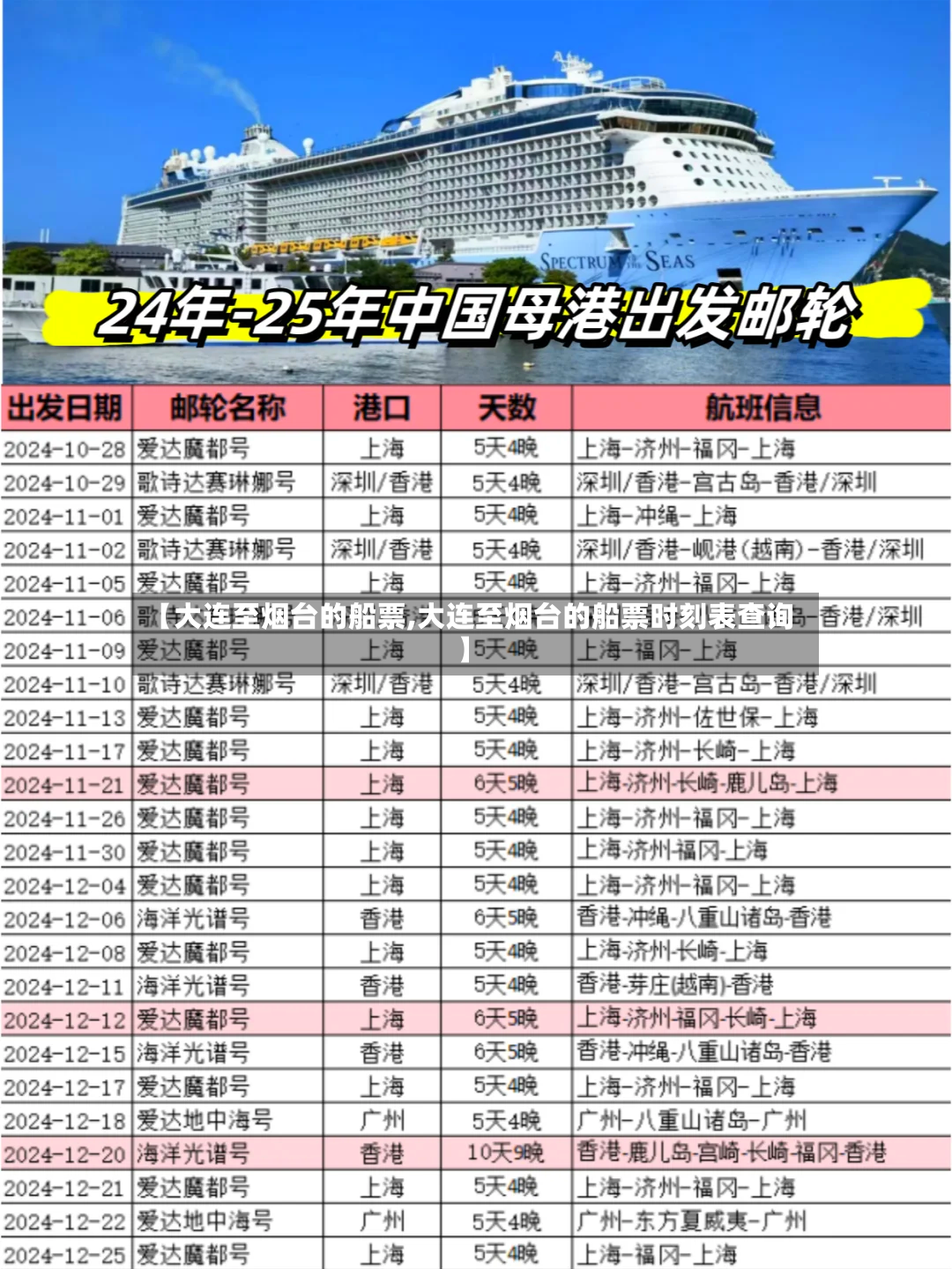 【大连至烟台的船票,大连至烟台的船票时刻表查询】