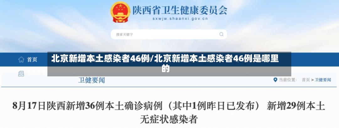 北京新增本土感染者46例/北京新增本土感染者46例是哪里的-第2张图片
