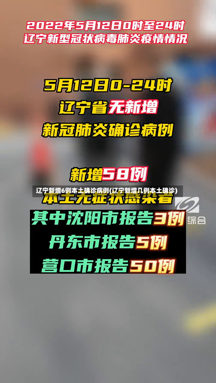 辽宁新增6例本土确诊病例(辽宁新增几例本土确诊)