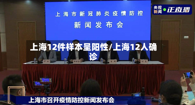 上海12件样本呈阳性/上海12人确诊-第2张图片