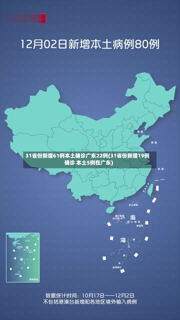 31省份新增61例本土确诊广东22例(31省份新增19例确诊 本土5例在广东)