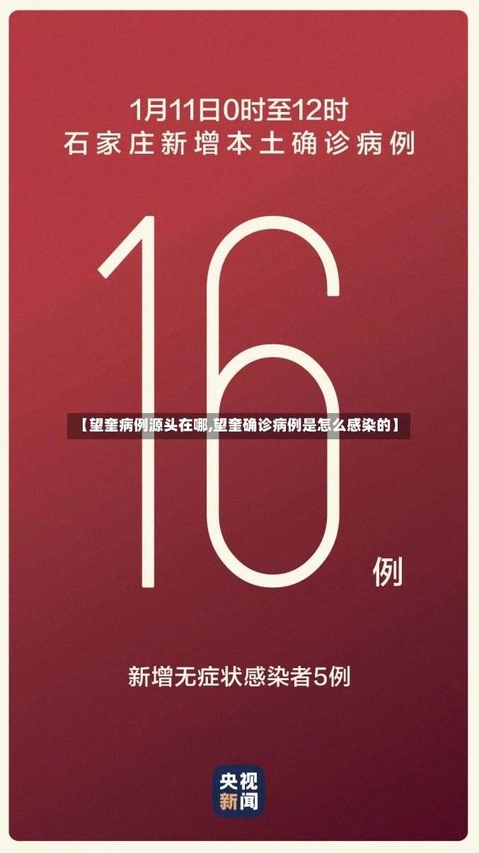 【望奎病例源头在哪,望奎确诊病例是怎么感染的】-第3张图片