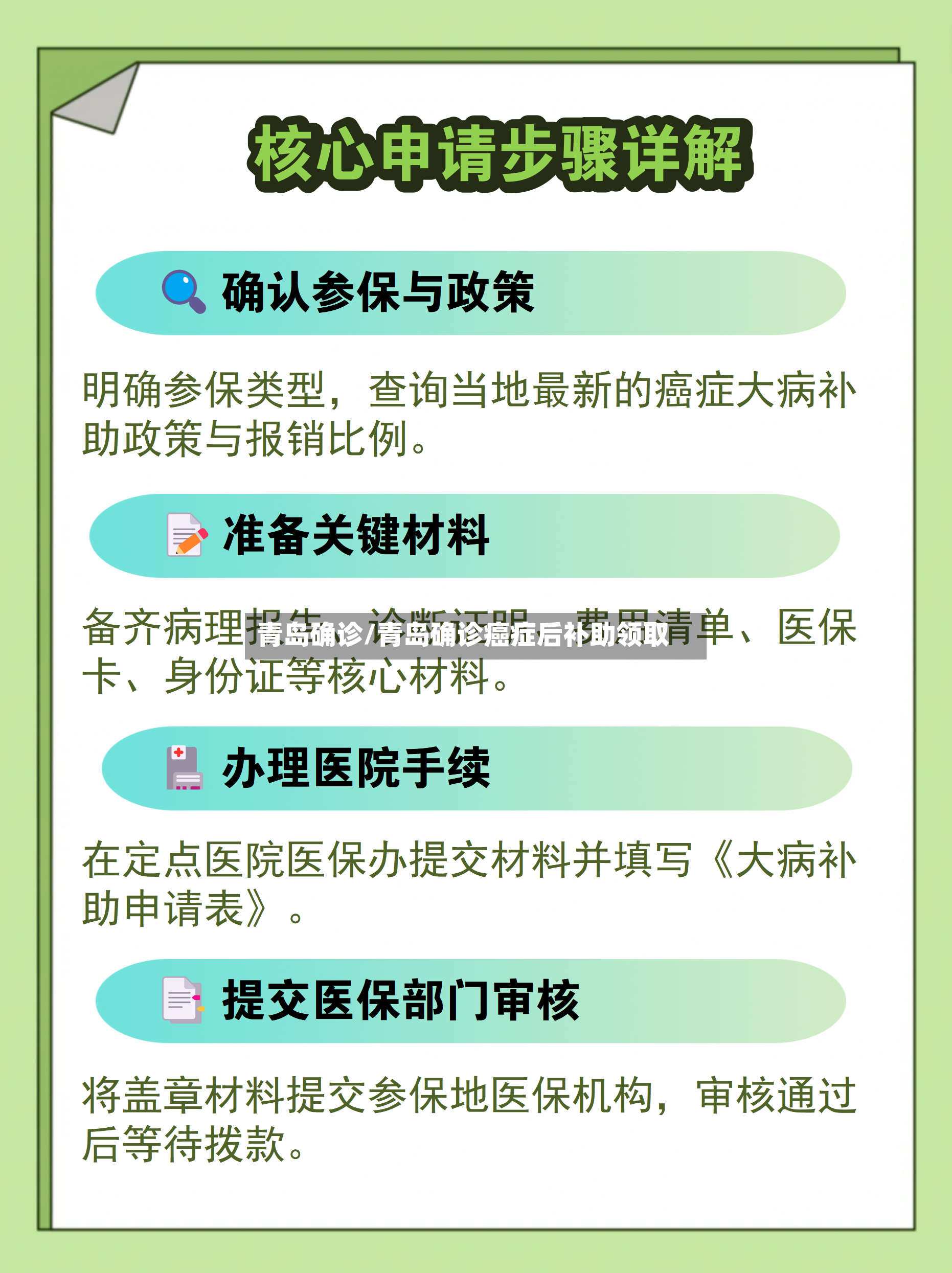 青岛确诊/青岛确诊癌症后补助领取-第2张图片