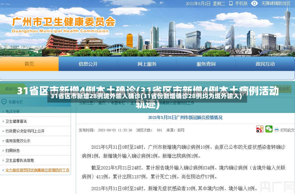 31省区市新增28例境外输入确诊(31省份新增确诊28例均为境外输入)-第2张图片