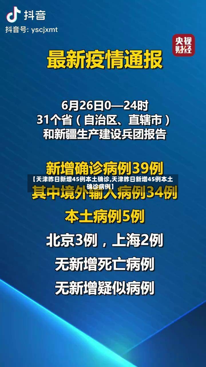 【天津昨日新增45例本土确诊,天津昨日新增45例本土确诊病例】-第3张图片