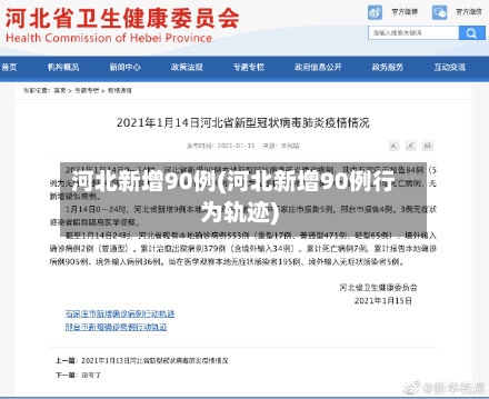 河北新增90例(河北新增90例行为轨迹)