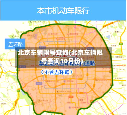 北京车辆限号查询(北京车辆限号查询10月份)