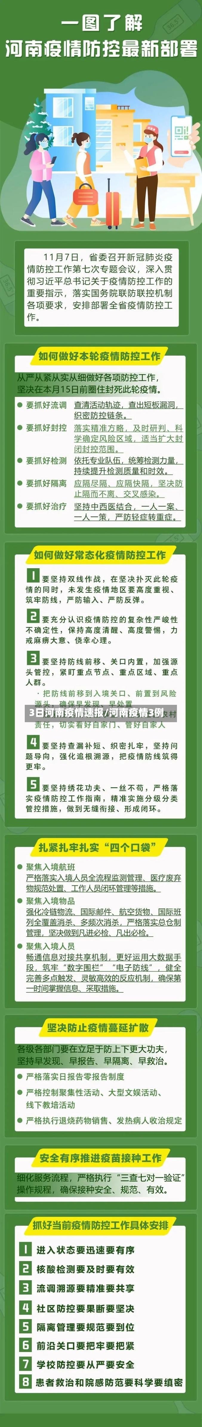 3日河南疫情速报/河南疫情3例