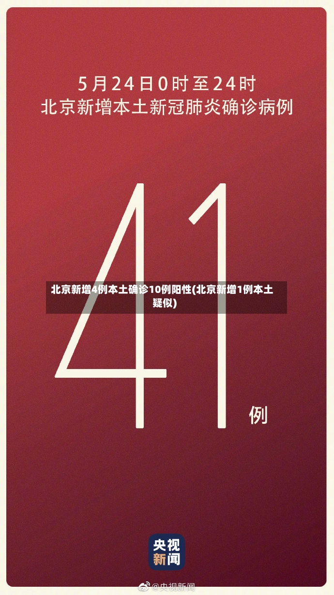 北京新增4例本土确诊10例阳性(北京新增1例本土疑似)-第2张图片
