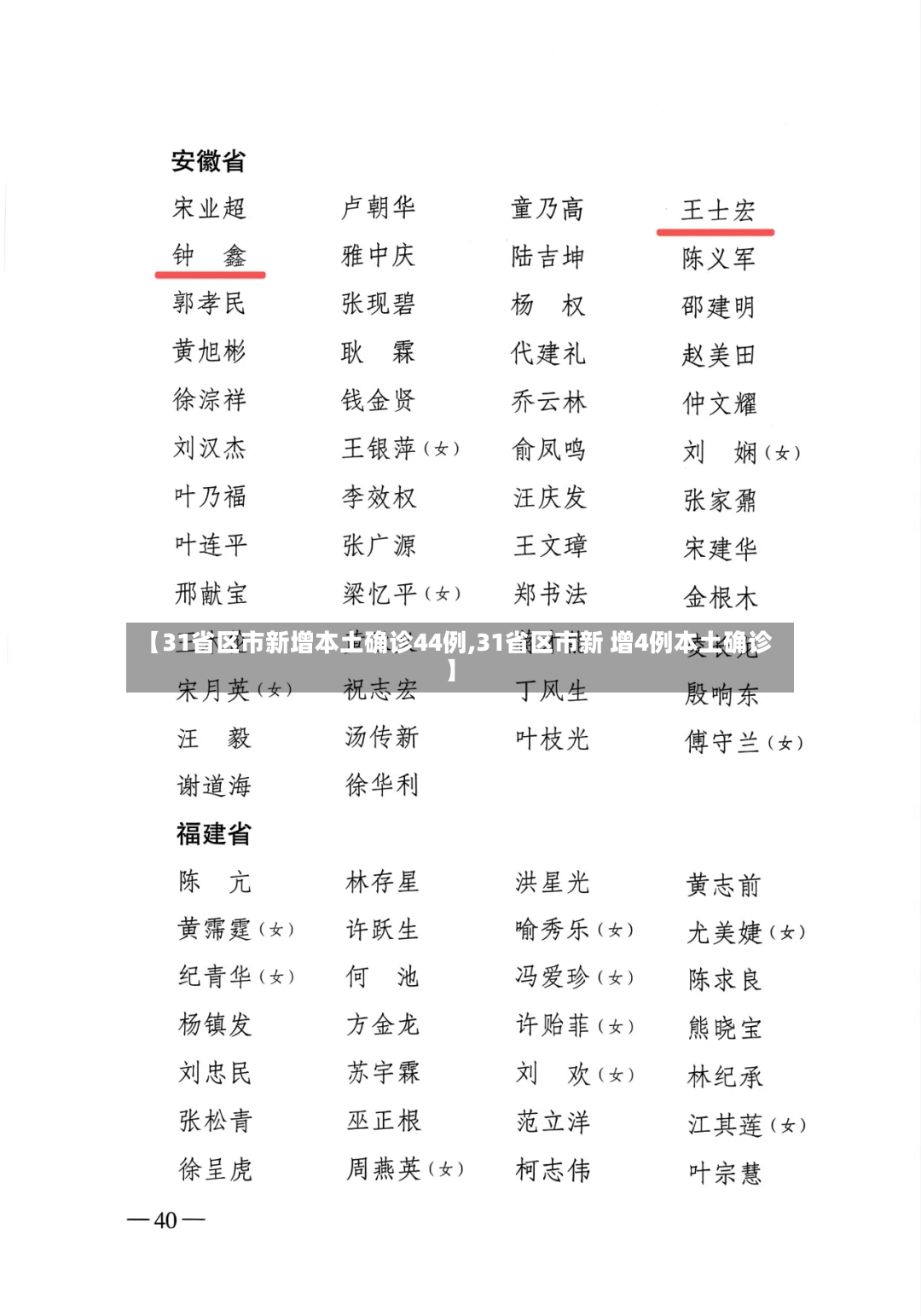 【31省区市新增本土确诊44例,31省区市新 增4例本土确诊】-第2张图片
