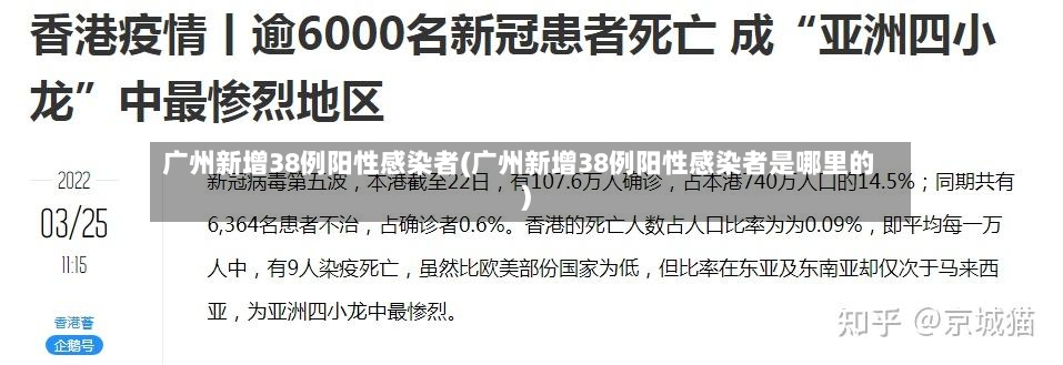 广州新增38例阳性感染者(广州新增38例阳性感染者是哪里的)