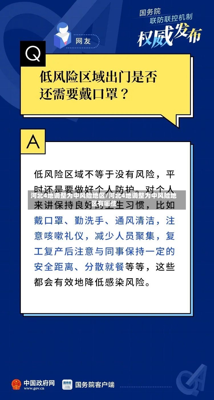 河北4地调整为中风险地区/河北4地调整为中风险地区有哪些