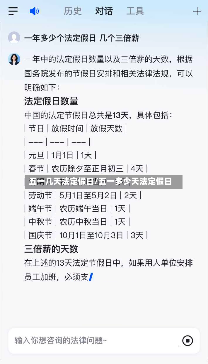 五一几天法定假日/五一多少天法定假日