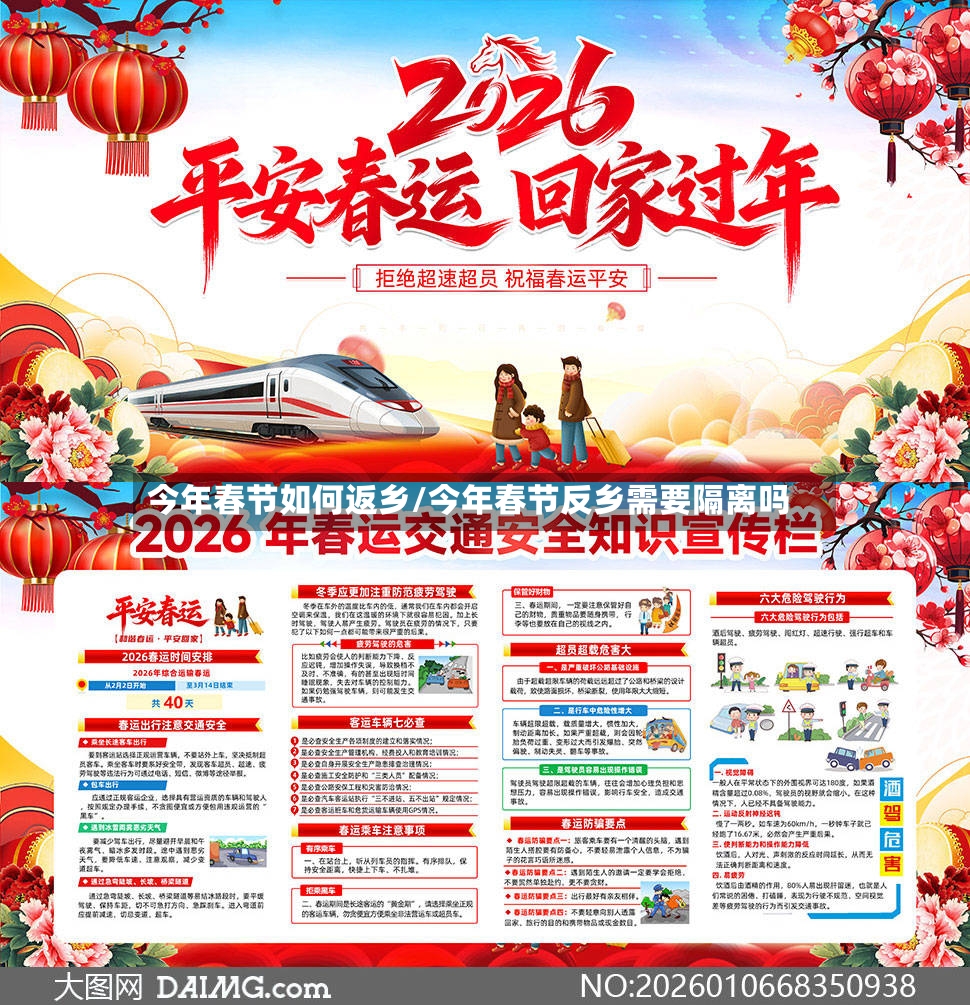 今年春节如何返乡/今年春节反乡需要隔离吗