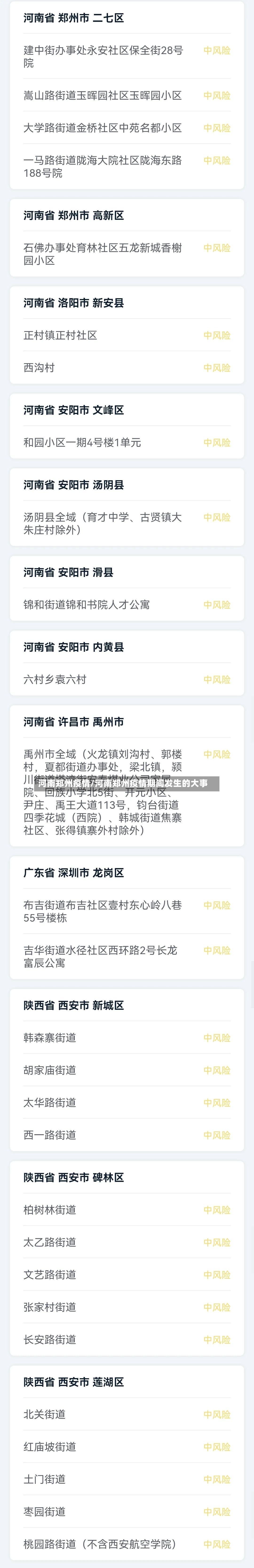 河南郑州疫情/河南郑州疫情期间发生的大事