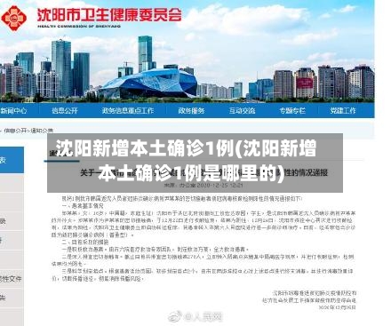 沈阳新增本土确诊1例(沈阳新增本土确诊1例是哪里的)