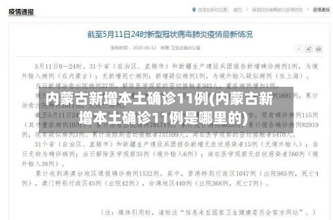内蒙古新增本土确诊11例(内蒙古新增本土确诊11例是哪里的)-第3张图片