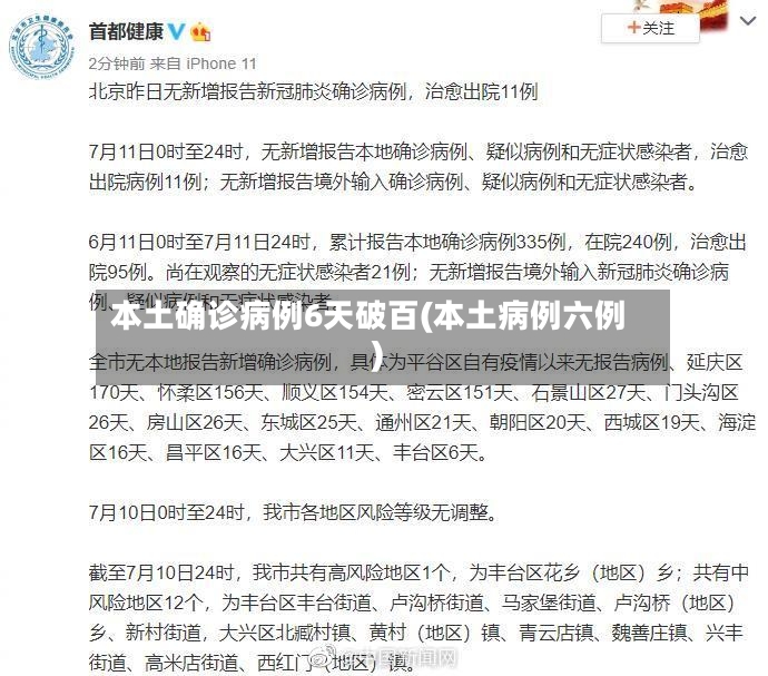 本土确诊病例6天破百(本土病例六例)-第3张图片